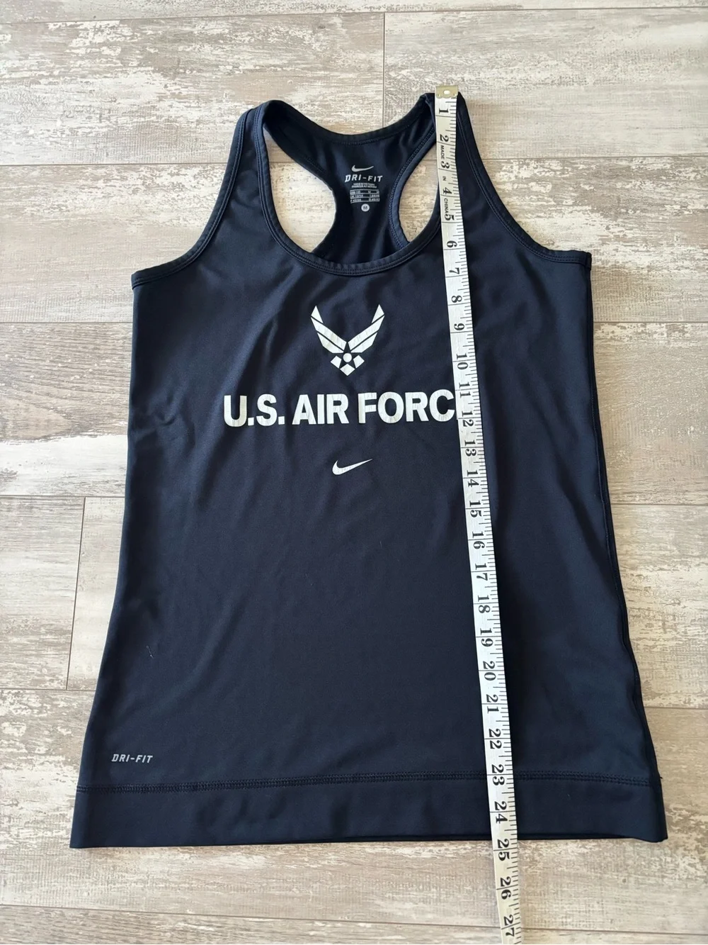 Nike Black Dri-FIT U.S. Air Force Racerback Tank - Women's